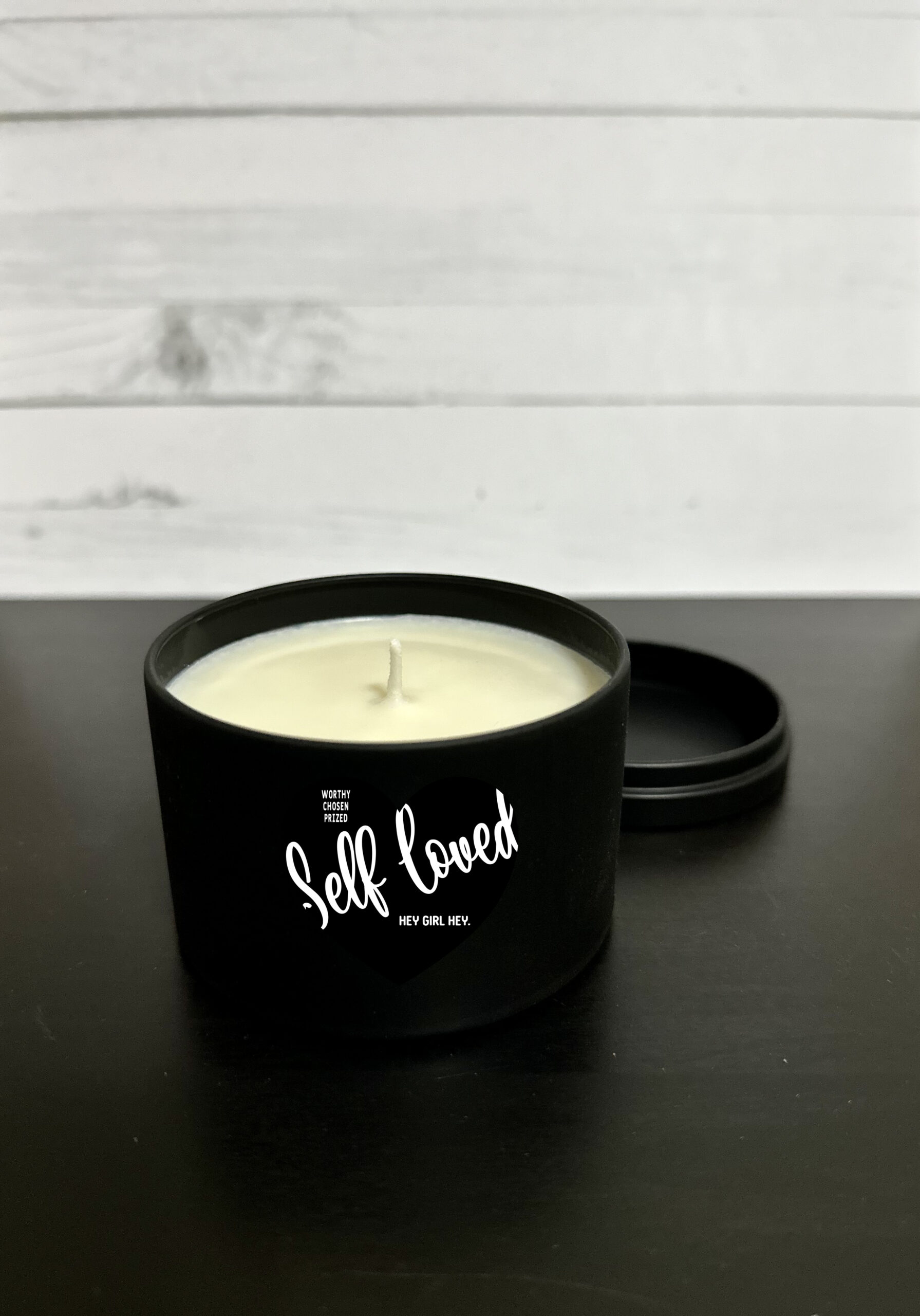 Self Loved Candle | Hey Girl Hey | heygirlhey.org | A self love movement for women