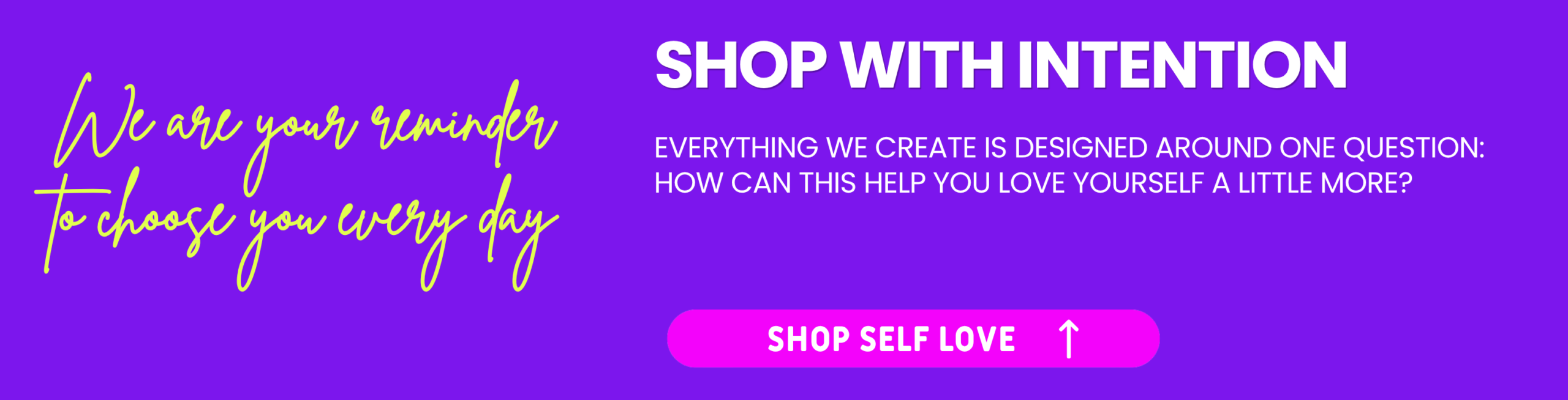 Shop self love with intention | Hey Girl Hey | heygirlhey.org | Self Love for Women
